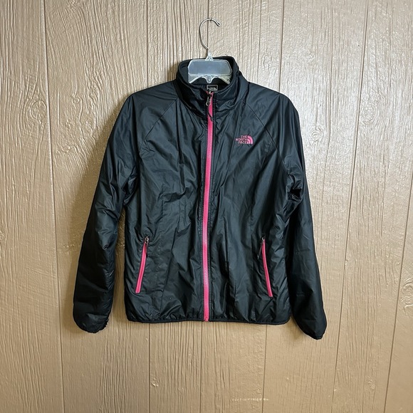 The North Face Jackets & Blazers - The North Face Woman's Black Pink Full Zip Puffer Down Jacket Sz M Warm Winter
